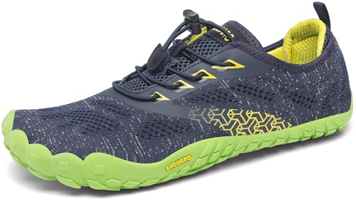 SAGUARO Unissexo Barefoot sapatilhas de Trail Running sapatilhas minimalistas confortáveis leves sapatos escalços