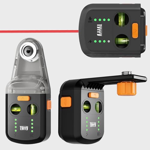 Tyrry Ferramenta de nivelamento 4 em 1 com nível laser, aspirador de pó e suporte universal, ideal para projetos de decoração e remodelação
