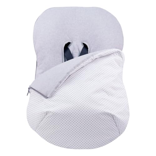 JYOKO KIDS Capa saco para porta-bebés e alcofa para bebé impermeável no interior, algodão orgânico (topos, algodão)