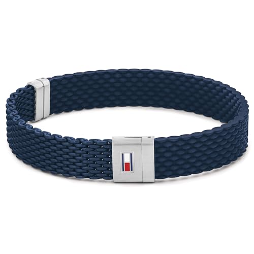 Tommy Hilfiger Jewelry Pulsera para Hombre de Silicona en negro o azul