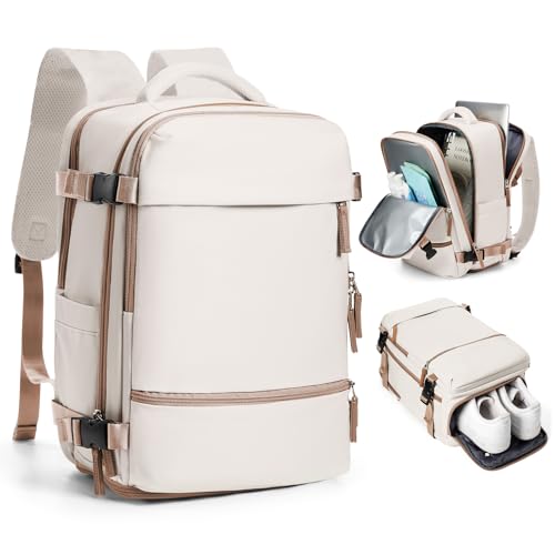 SZLX Mochila de viagem para mulher, mochila a vácuo, bagagem de mão 40 x 30 x 20 Ryanair Easyjet, mochila de transporte impermeável para desporto ao ar livre, malas de viagem para computador portátil