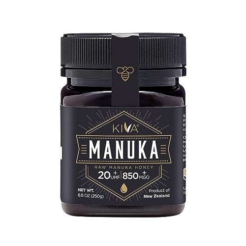 Kiva Mel de Manuka (Nova Zelândia) UMF 20+ certificado, 250 gramas