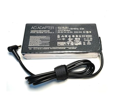 6,0 x 3,7 mm adaptador para computador portátil ADP-200JB D para ASUS ROG Zephyrus GA503QS GA503QR/Strix G15 G513QC G513Q (20 V 10A 200 W)