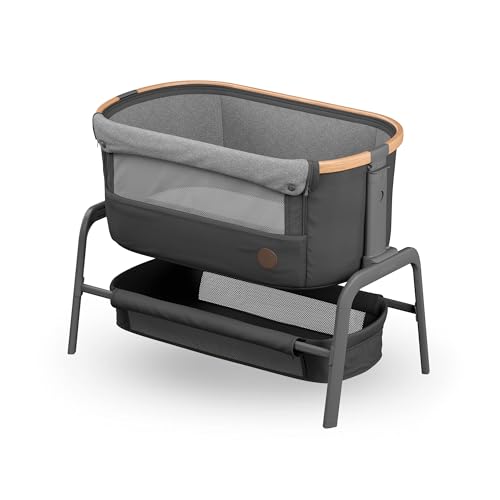 Maxi-Cosi Iora Berço Colecho para bebé, Co-Sleeper, 0 - 6 meses, máximo 9 kg, 4 posições de inclinação e 5 de altura, fácil deslizamento, colchão confortável, cesta ampla, fácil transporte, gráfico