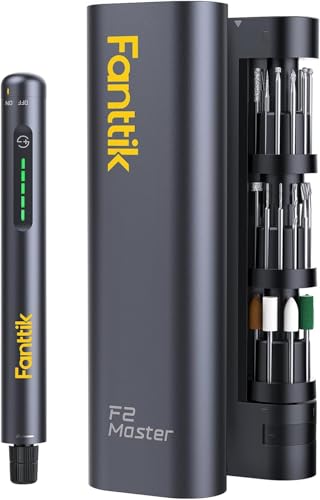 Fanttik F2 Master Mini triturador elétrico, motor NeoPulse, 5 velocidades variáveis, 25000 rpm, 35 acessórios, ferramentas giratórias, variáveis para polimento, gravação, perfuração, lixagem, moagem
