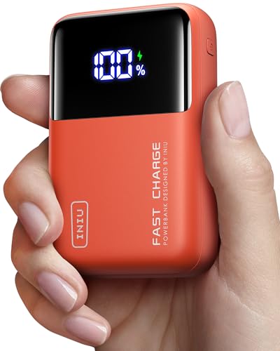 INIU Power Bank, bateria externa de 100 W de 20000 mAh Ultra rápida, USB C Input & Output bateria portátil para MacBook Steam Deck iPhone Samsung, mochila de viagem Essentials adequada para homens e