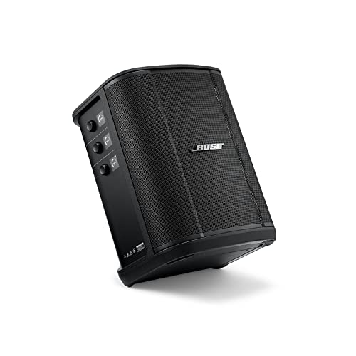 Bose S1 Pro Sistema tudo em um de altifalante Bluetooth sem fio, portátil e de alta potência, preto