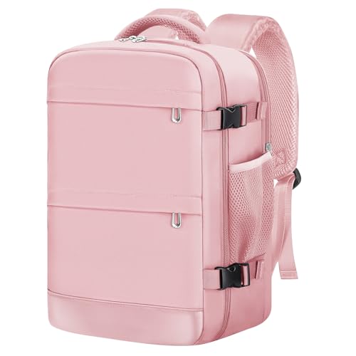 KIRFEIHT Mochila viagem cabine avião 40 x 20 x 25, Rosa, 40 x 20 x 25 cm