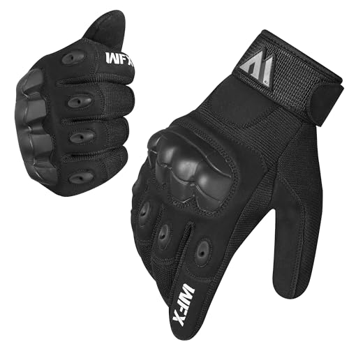 WFX Luvas de motocicleta de dedo completo para ecrã tátil, respiráveis, luvas de proteção para motocicleta, corridas de estrada, escalada, motocross, corridas, ciclismo, BMX, ATV, MTB,