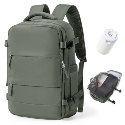 BJLFS Mochila viagem cabine avião 40 x 20 x 25 mulher mochila a vácuo Ryanair mala bagagem de mão 40 x 20 x 25 Ryanair mala de viagem homem malas de viagem cabine mochila portátil 14 polegadas para