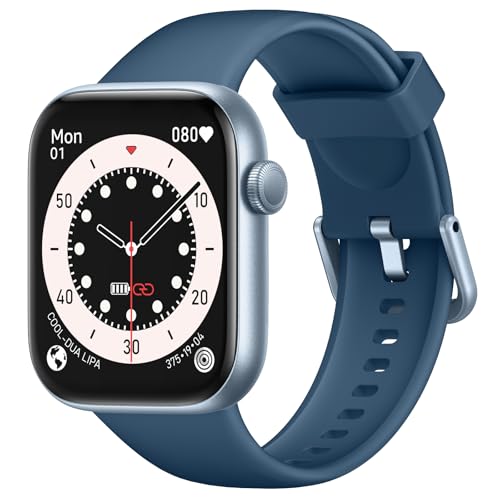 Relógio inteligente para mulher e homem, 1,85" Smartwatch com chamadas Bluetooth, 140 modos desportivos Smart Watch com SpO2/monitor de sonho/podómetro, impermeável IP68 Smart Watch para Android iOS