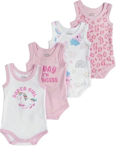 Chicco Pack body de algodão sem mangas, bebé - unissexo