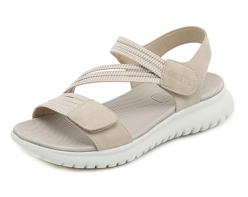 Meik Mangni Sandálias desportivas mulher verão sandálias de caminhada ponta aberta moda sandálias de praia 35-42 UE