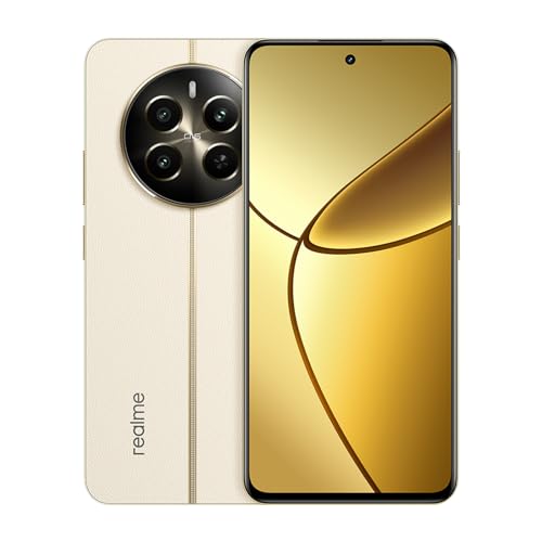 realme Smartphone 12 5G, câmara 50MP LYT-600 OIS, processador Dimensity 7050, ecrã curvo de 120 Hz, cartão duplo sim, 8 + 256 GB, (sem carregador) (branco)