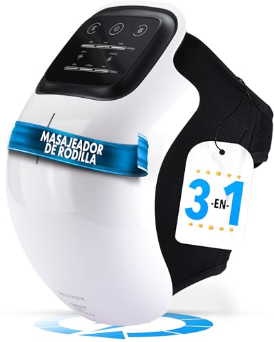 FORTHiQ Massajador de joelho sem fio, alívio da dor artificial por infravermelhos de calor profundo, terapia com laser e vibração, para artrite, puxão de ligamentos e lesões musculares
