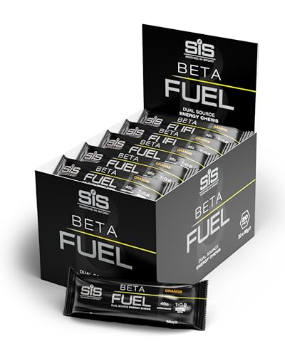 SIS BAR BETA FUEL ENERGY CHEW ORANGE 60G EU6 1X20