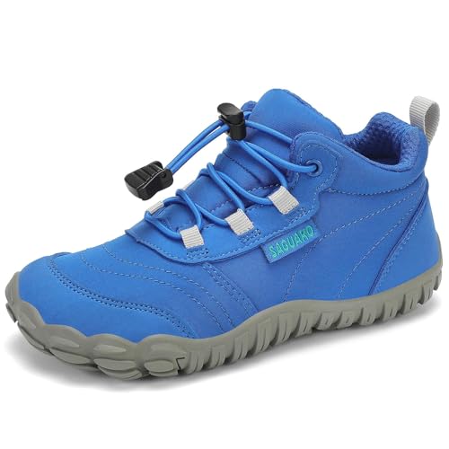 SAGUARO Sapatilhas leves para crianças e respiráveis, sapatos de trekking Barefoot minimalistas Sneakers Gr.26-36