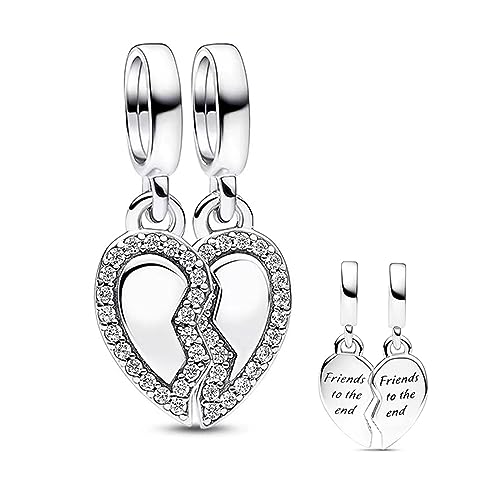 Amuefer Charms Plata De Ley 925 Pulsera Collar Colgantes Perlas Encanto Mariposas, Amor, Regalos Para Madre CumpleañOs Tortugas, Viaje Perlas Regalo