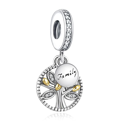 Annmors Love Mom Heart Charm Firefly Frog contas contas prata de lei 925 com zircônia cúbica compatível pulseira e europeu