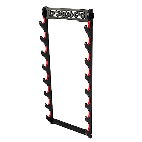 FOXSMZZ Suporte de espada de parede samurai espada suporte ecrã Katana Wakizashi tanto cabide de parede espada prateleira cinco camadas (8 níveis)