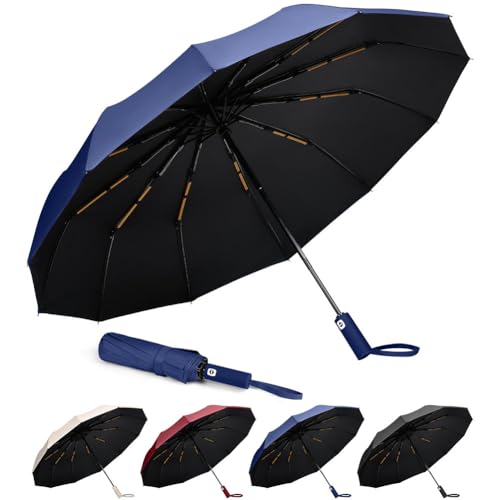 Aolso Mini guarda-chuva do sol, guarda-chuva dobrável, guarda-chuva dobrável antivento para homem e mulher abertura e fecho, GENXIN11