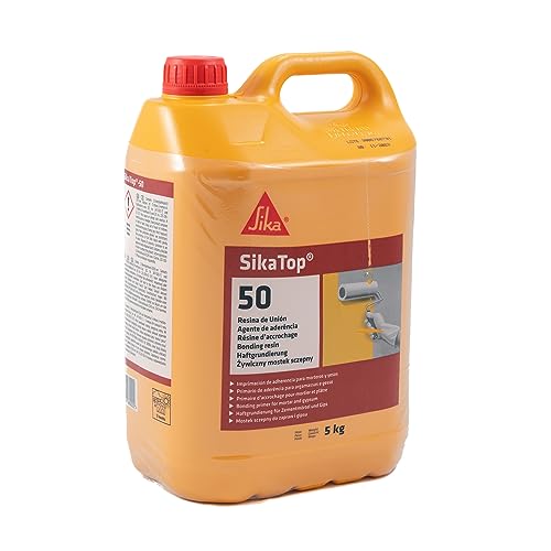 SIKA - Resina de união - SikaTop 50 - branco - primário de aderência pronto para uso em argamassas e emplastros - Utilizar como ponte de aderência - 5 kg
