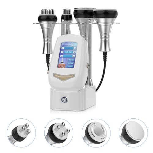 Cozion 4 em 1 Radiofrequência corporal e facial, 40 K Cavitação massajador anti-celulite máquina anticelulite abdômen glúteos e coxas beleza massajador celulite