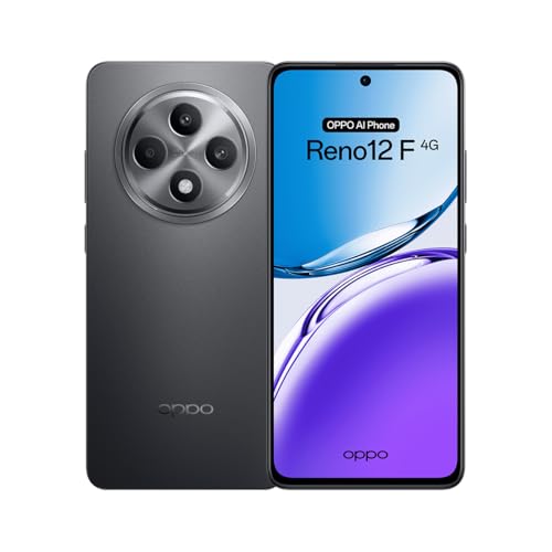 OPPO Reno12 F 4G 16 GB (8 GB + 8 GB)/256 GB cinzento livre + carregador 45 W