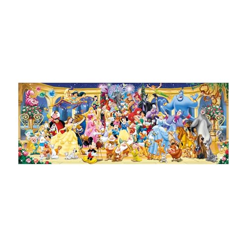 Ravensburger - Disney Panorama Puzzle 1000 peças | 1000 quebra-cabeças para adultos e crianças, puzzle Disney de crianças a partir de 14 anos ou mais, quebra-cabeças para adultos, 70 x 50 cm