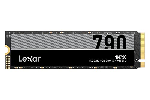 Lexar NM790 SSD Interno 2TB, M.2 2280 PCIe Gen4x4 NVMe SSD, até 7400 MB/s de leitura, 6500 MB/s de escrita, unidade de estado sólido para PS5, PC, computador portátil (LNM790X002TTTTTTT) -RNNG. )