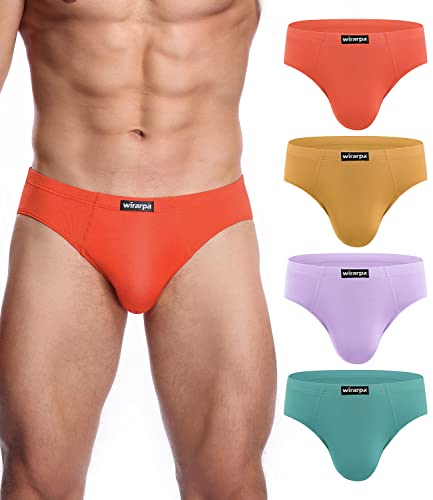 wirarpa Slip microfibra homem modal roupa interior Briefs cuecas para homem pack de 4