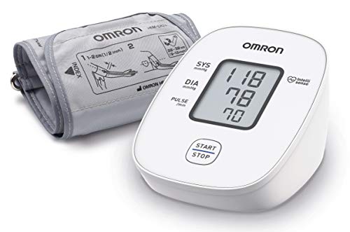 OMRON X2 Basic Tensiómetro de braço digital, medição precisa da pressão arterial e do pulso, validado clinicamente, 1 unidade (embalagem de 1)