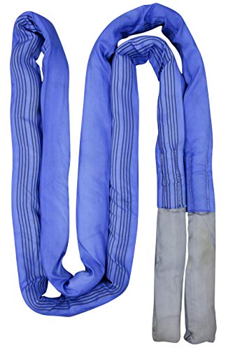 Kerbl 37708 - Correia de reboque (6 m, 56 t, resistência ao rasgo, cor azul)