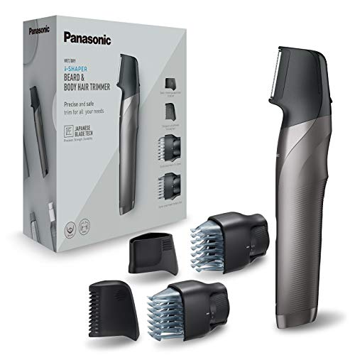 Panasonic ER-GY60-H503 Aparadora, 4 acessórios, aço inoxidável, pente para áreas delicadas e para perfil de barba) (versão importada)