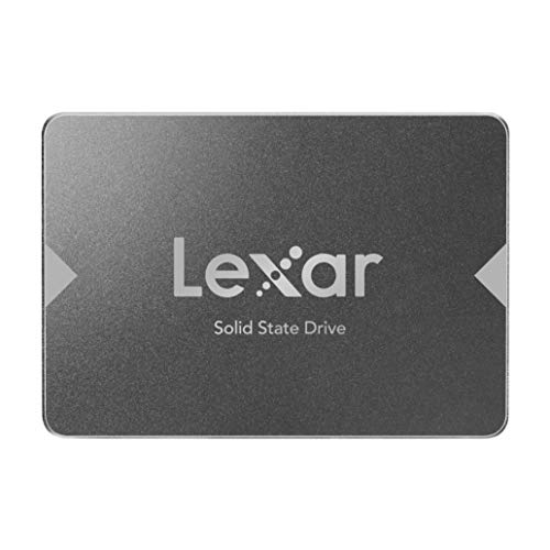 Lexar NS100 2,5" SATA III 6Gb/s SSD 256GB, disco rígido SSD interno, unidade de estado sólido, até 520 MB/s de leitura, para computador portátil e de secretária / PC (LNS100-256AMZN)