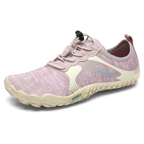 SAGUARO Barefoot Homem mulher sapatilhas minimalistas para zero Drop Soles e Wide Tox Box, Gr.35-48 UE