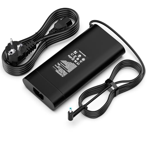 200 W Carregador HP portátil 19,5 V 10,3 Adaptador para HP Pavilion Gaming 15 16 17, ZBook Fury Create Studio Power 15 17 G3 G4 G5 G6 G7 G8, HP Omen 15 17, TPN-LA217, TPN-LA2111117, TPN-LA21117.