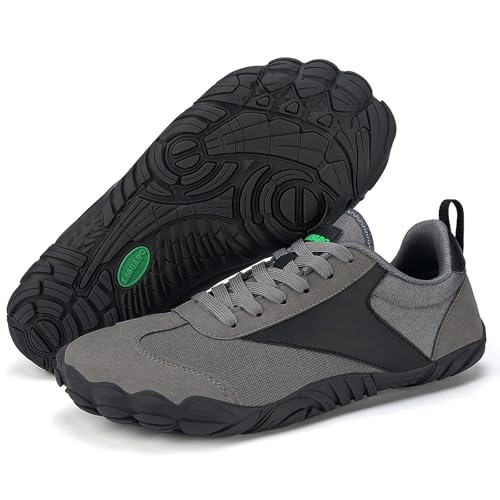 SAGUARO Sapatilhas Barefoot unissexo Sneakers descalços, leve, respirável, antiderrapante