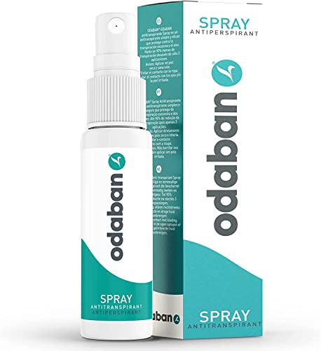 Odaban Antiperspirant Deodorant Spray, spray para dormir com bloqueio completo de suor, 1 x 30 ml