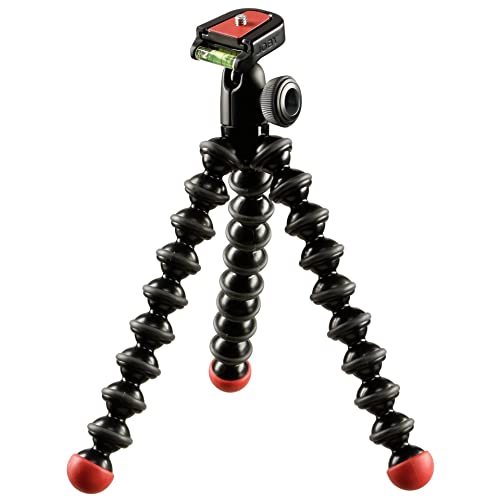 Joby GorillaPod JB01300-BWW - tripé de ação, mini flexível com adaptador para GoPro, 360 e outras câmaras de ação, peso até 500 g