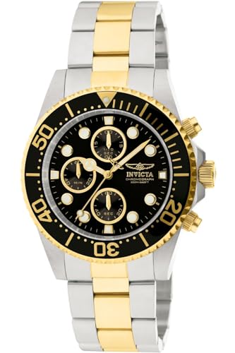 Invicta Pro Diver Relógio de quartzo para homem de aço inoxidável, 43 mm