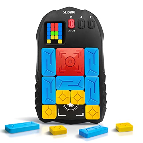Super Slide Jogos de memória com mais de 500 níveis, jogo eletrónico portátil, quebra-cabeças desafiadores, brinquedos educativos e de aprendizagem para crianças e adultos