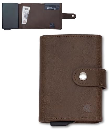 POWR Porta cartões de metal | Porta-cartões de metal RFID | Porta cartões de crédito, Porta-cartões castanho, Minimalista