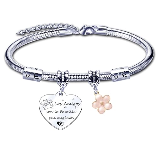 YJYJZX Presentes amigos pulseira presente amiga pulseira presente personalizado e divertido colegas de trabalho presente companheira trabalho presente despedida companheira de trabalho presentes para