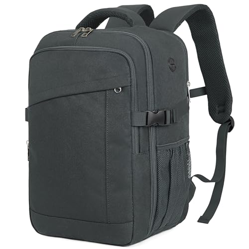 Mochila viagem cabine avião 40 x 20 x 25, mochila cabine 40 x 20 x 25 para Ryanair mochila de viagem malas cabine 20 l mochila avião bagagem de mão mala com bolsa húmida independente e bolso