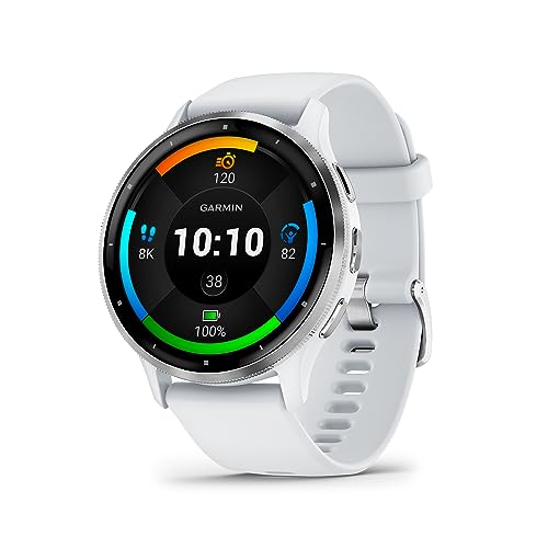 Garmin Venu 3, Smartwatch Premium com GPS, AMOLED, funções avançadas de saúde e forma física, mais de 30 aplicações desportivas, 14 dias de autonomia, branco