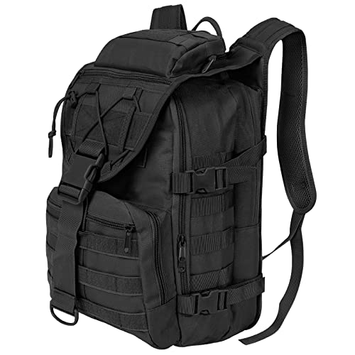 SHANNA Mochila militar utilitário 35 l/50 l tática, mochila Crossfit grande capacidade pacote de assalto molle, mochilas de emergência de 3 dias para caça caminhadas campismo e atividade ao ar livre