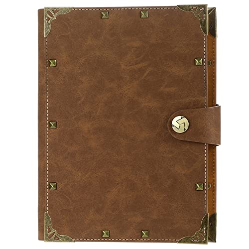 A5 Diário de viagem caderno vintage de couro preenchível 90 folhas de papel listrado 20 folhas de papel de desenho a melhor ideia de presente