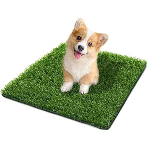 SSRIVER 50 x 60 cm relva artificial para cães bandeja de urinar esteira de erva falsa para treinador profissional para cachorros substituição de almofada de erva para cães para