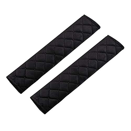 URAQT Protetor de cinto de carro para crianças, 2 unidades almofadas de cinto de carro, almofadas para cinto de segurança, capa cinto de carro para adulto crianças protegem o ombro pescoço,